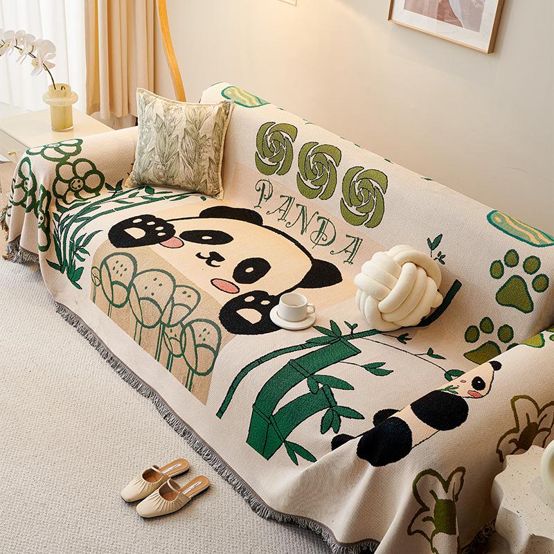 High-End All-Season Anti-Scratch Sofa Cover with Custom Cushion