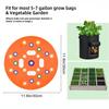 Seeds Planting Template Color-Coded Seeds Spacer Tool Reusable Gardening Dibber