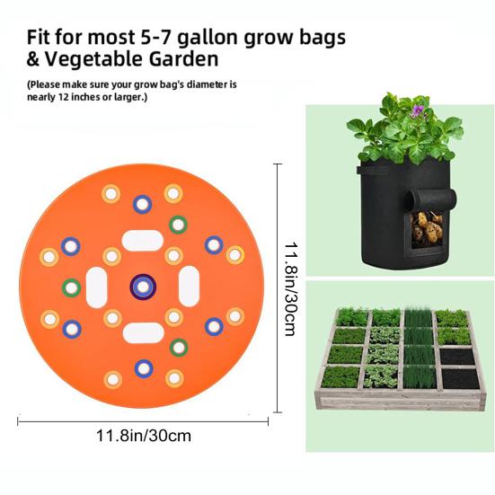 Seeds Planting Template Color-Coded Seeds Spacer Tool Reusable Gardening Dibber