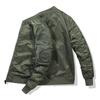 Fliegerjacke Frühling Herbst MA1 Bomberjacke Baseballjacke Übergröße