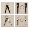 2 Pcs Keychain Screwdriver Tool 4in1 Screwdriver Bit with Phillips Slotted and Hex Wrench Gifts for