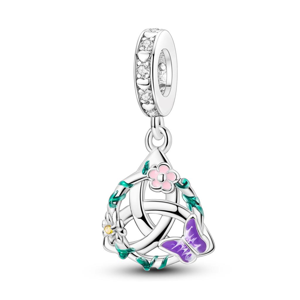 Copper Charms Fit Bracelet Beads Making Original Pendants For Woman Fashion Jewelry