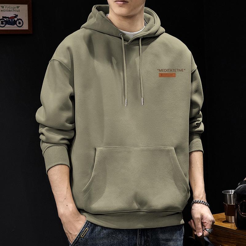 Men's Heavyweight Oversized Retro Hoodie: Perfect for Fall & Winter