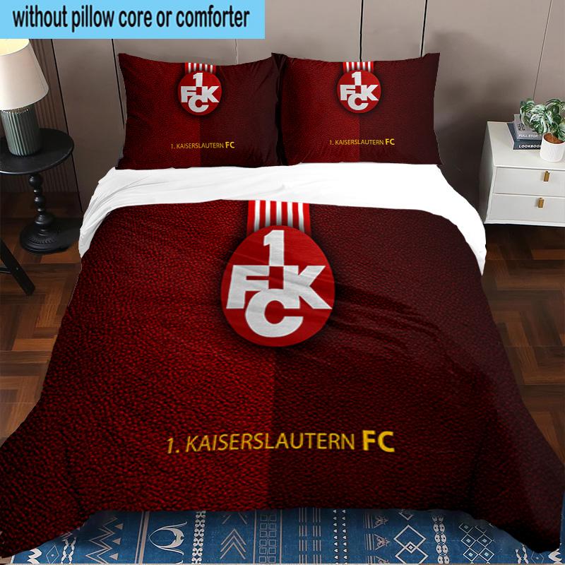 Kaisers-lautern Football Club 3PCS Bedding set,Ideal for1pc Duvet Cover And 2pcs Pillowcases Perfect for Christmas gift,Ideal for Bedroom, Dormitory