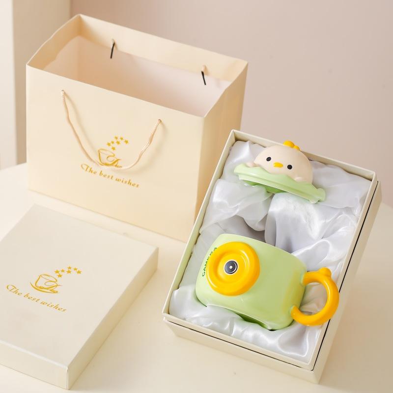 Kreative Cartoon Persönlichkeit Keramiktasse Bürogeschenk Geschenk Heimtasse Kaffeetasse Wasserbecher Paar Frühstückstasse