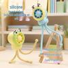 2026 Octopus Mini USB Fan & Phone Holder - Desktop Ornament & Portable Cartoon Electric Fan for Students