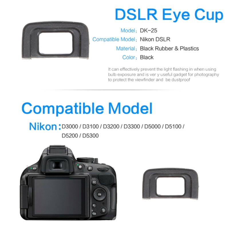 2pcs Viewfinder Eyepiece Eyecup Protective Cover for For For  DSLR D300 D3100