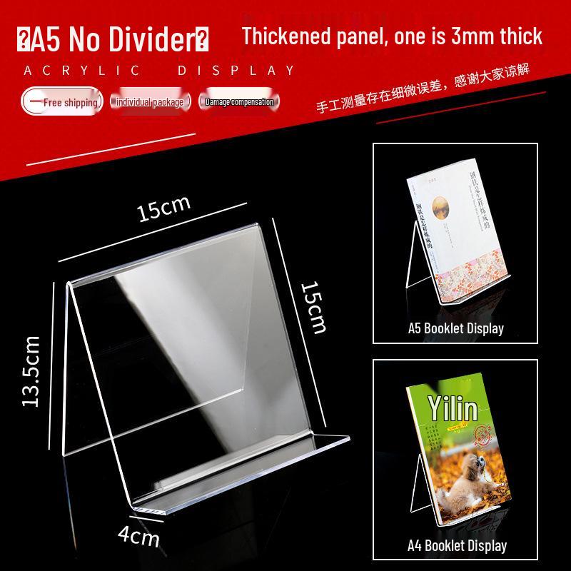 Xybp Transparent Acrylic Phone & Book Display Stand for Laptops