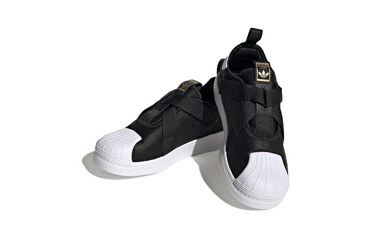 Adidas Superstar 360 Little Kid 'Black White Gold' HQ6080