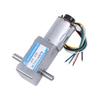 JGY370 DC Geared Motor with Encoder: Dual Shaft, 6V/12V/24V, Adjustable Speed, High Torque, Forward/Reverse Capability
