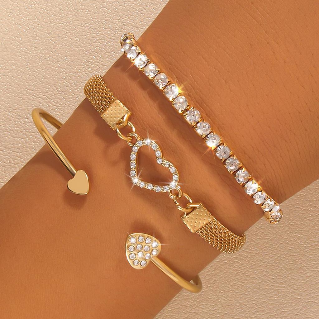 Hot Sale Simple Infinite Symbol Styling Piece Set Bracelet Creative Word Bracelet Girl Jewelry