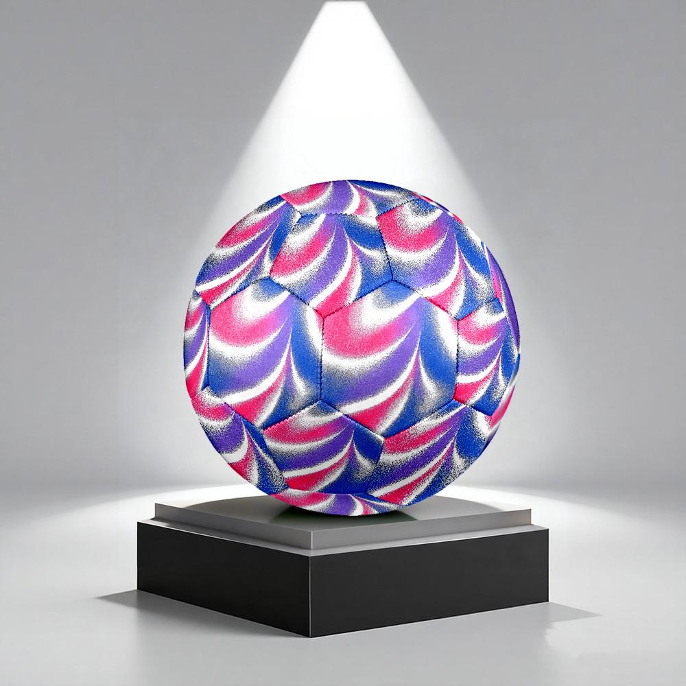 1pc Abstract Colors Size 5 Soccer Ball Professional Match Training Football Indoor &Outdoor Sports Ball Lightweight Durable c65134