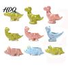 Creative Ceramic Planter for Desk Dinosaur Planter Cartoon Flower Pot with Drainage Hole Cute Small Succulents Windowsill Dino Plant Succulents,