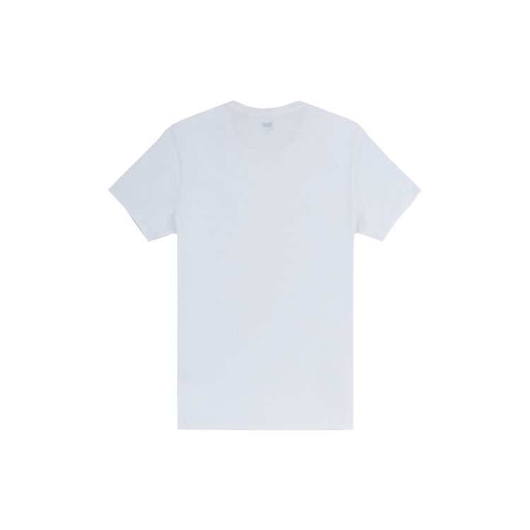 Levis Cotton Crew Neck T-Shirt 2-Pack Men Tops White 79541-0000