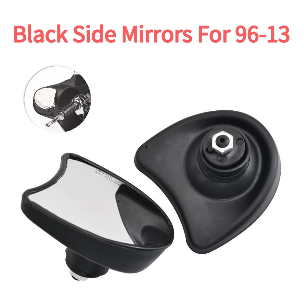 For Harley Touring Electra Street Glide Road King Ultra Limited Side Mirrors Fairing Mount 1996-2013 Motorcycle Rearview Mirror