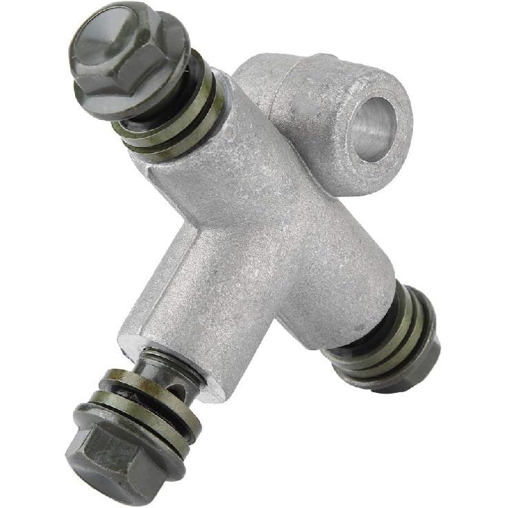 for brake line 10mm banjo splitter YctzeMotorcycle ATV Hydraulic 3 Way Brake Oil Hose Adaptor Oil Fuel Line Fitting Adapter Pipe Coupling Tee 10mm