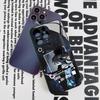 Anime S-Solos L-Levelings Handyhülle für Iphone 16 15 14 12 11 13 Pro Max Mini 8 X Xr Xs Puls Schwarze Glasabdeckung