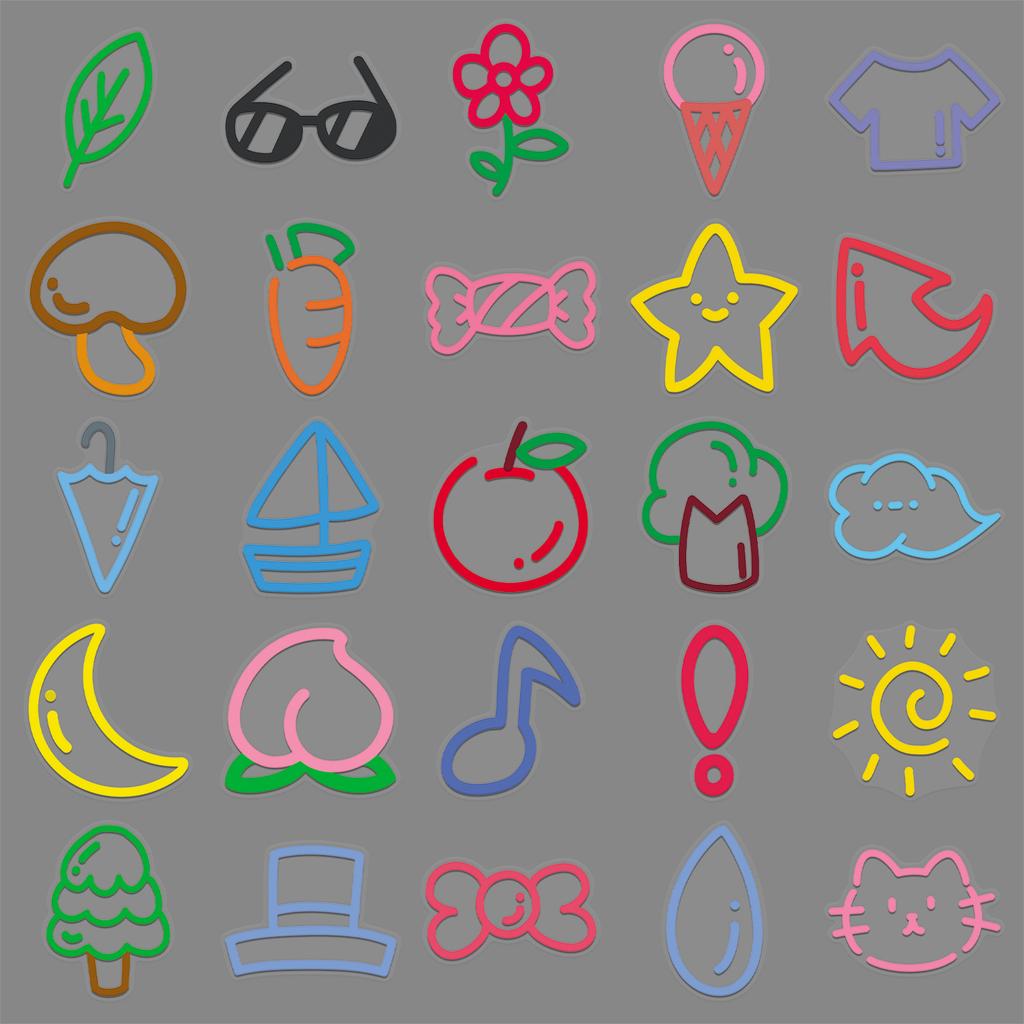 50 Original Children's Fun Simple Sketch Cartoon Cute Waterproof Decorative Water Cup Computer Stickers