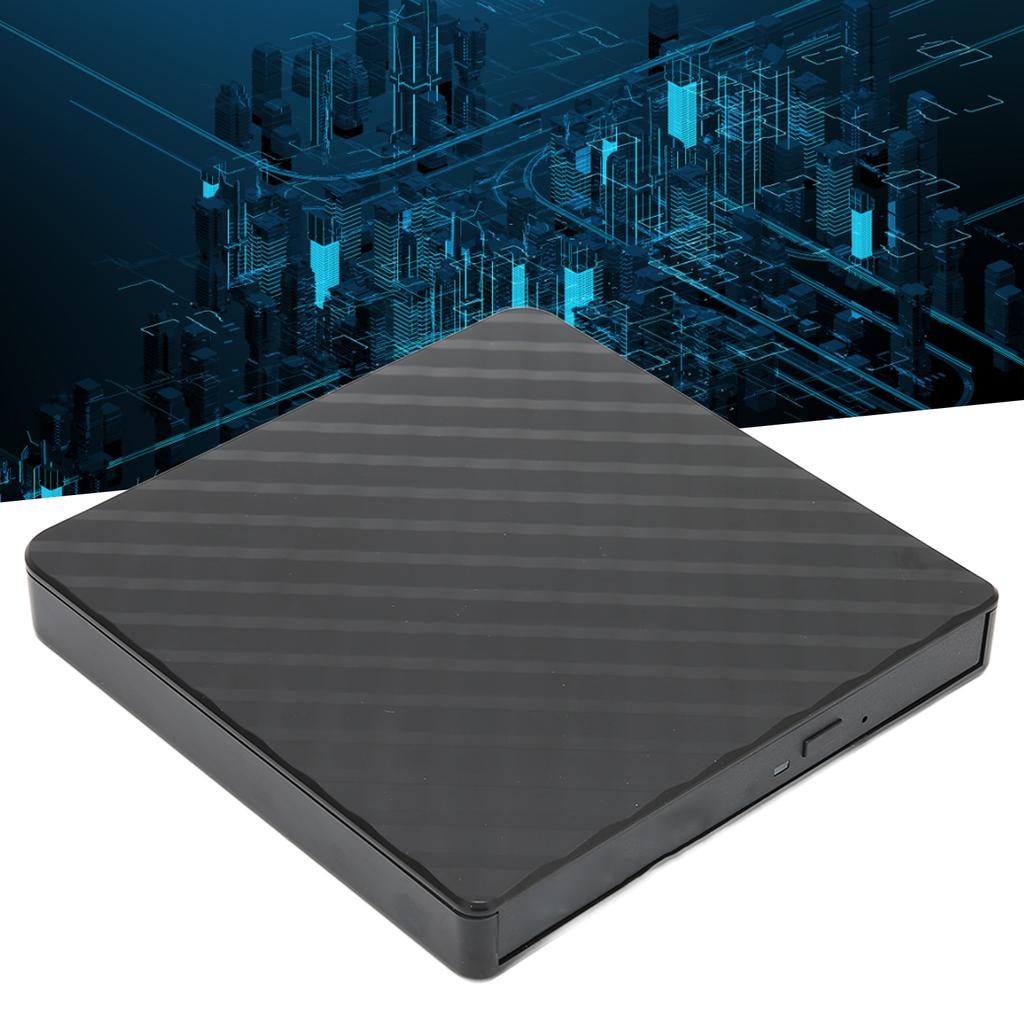 DVD Drive   Thin Portable Plug and Play USB3.0 External DVD CD Drive   for Desktop Laptop  book