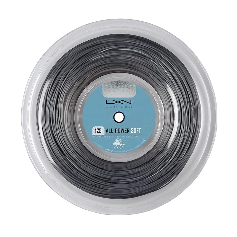 LUXILON ALU POWER 125 Tennis String, 200m Reel, Silver, WRZ990102