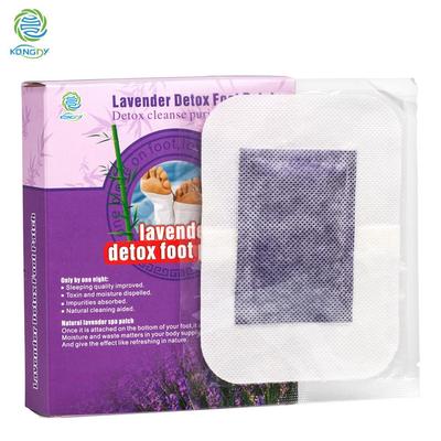 Foot Care Rose Essential Oil Bamboo Vinegar Detox Foot Patch 10 Pieces/Box Improve Sleep Quality Beauty Slimming Pads