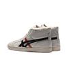 ONITSUKA TIGER Fabre RB Synthetic Leather Warm Non-Slip Mid-Top Sneakers Unisex Sneakers Light-Gray Black Red 1183B512-020
