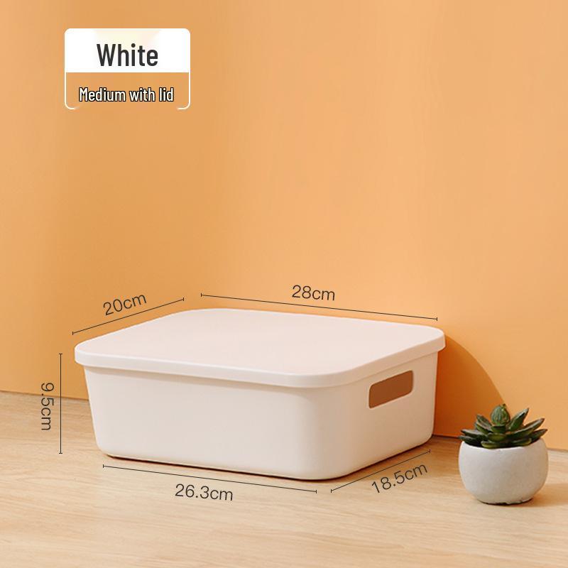 Multi-purpose Plastic Storage Basket for Cosmetics, Snacks, and Kitchen Items