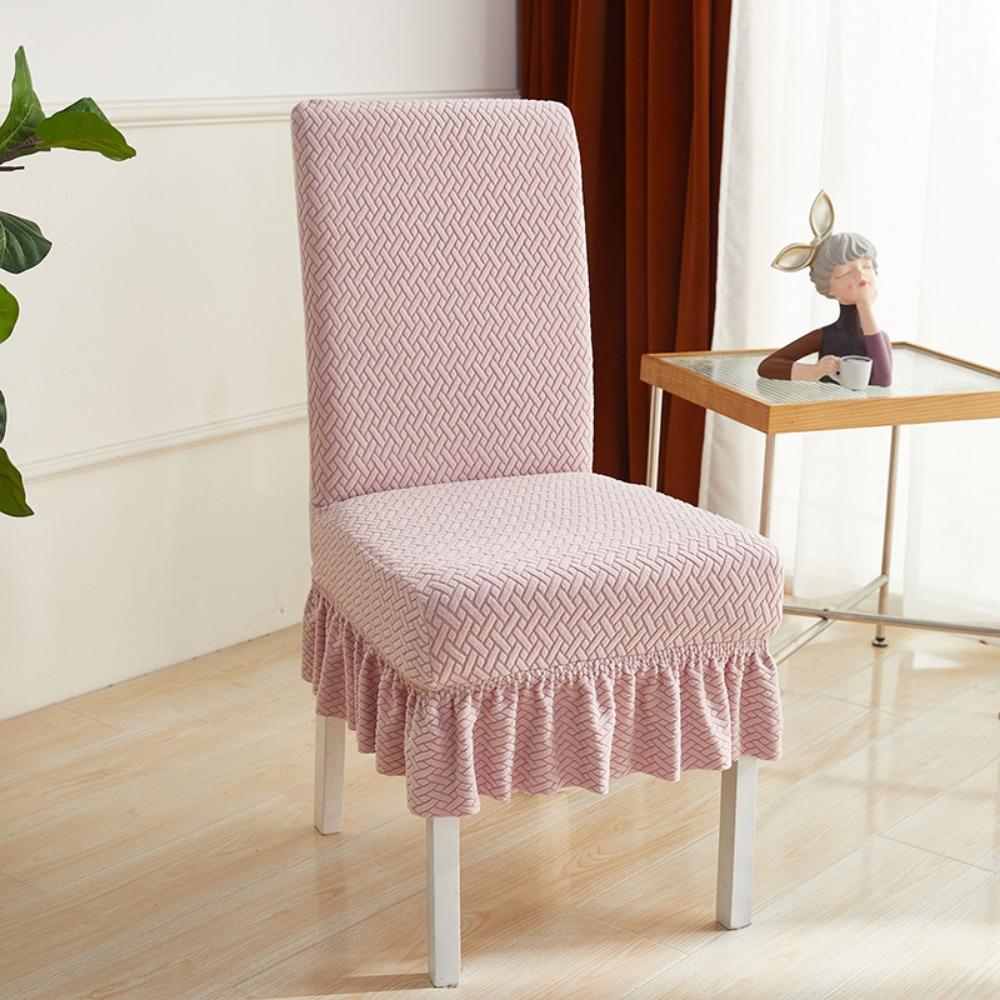 Stretchable Dining Chair Covers Set Universal Fit Thickened Spandex Slipcovers with Backrest for Home Kitchen Office
