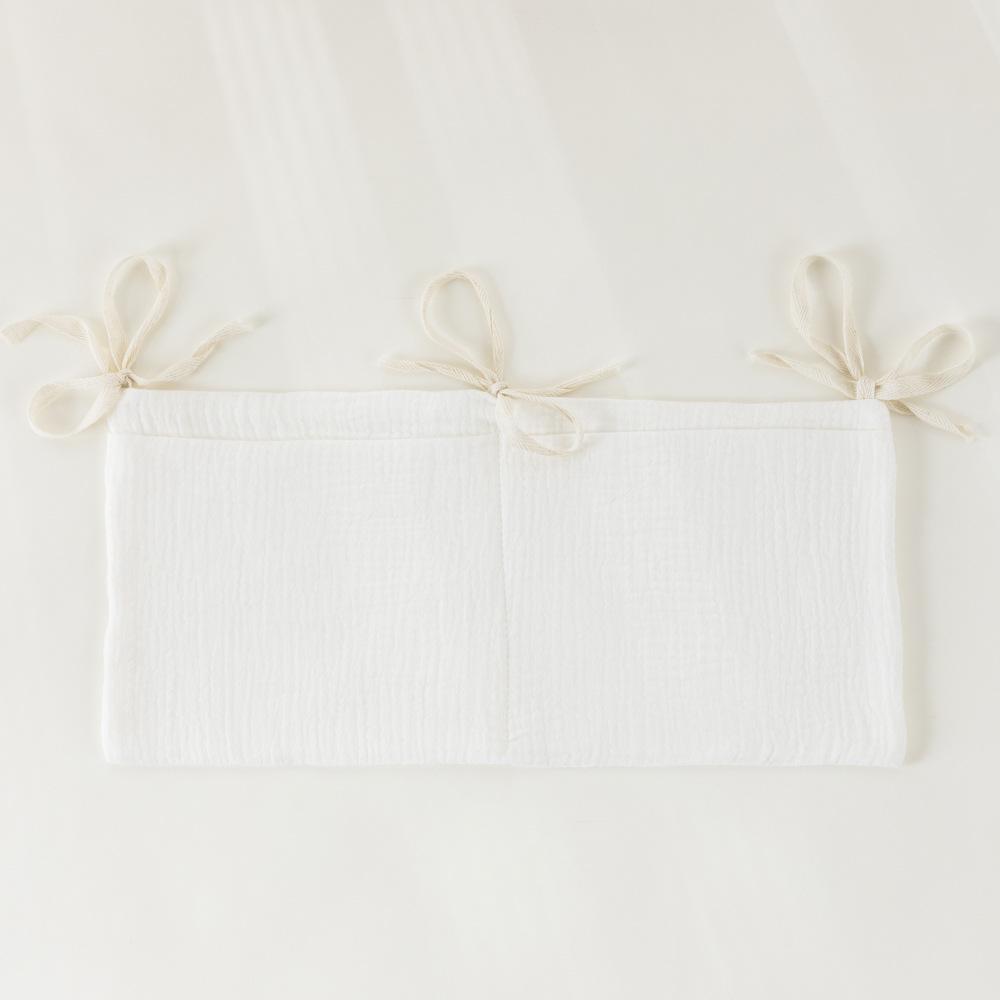 

Европейско-американская двухслойная хлопковая сумка для хранения детских вещей: Двойные карманы, Подвешивание на коляску, Принт держатель для бутылочки с молоком