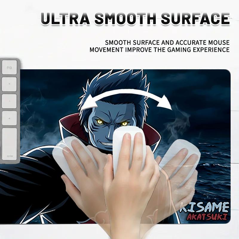 1Pc Powerful Anime Character Gaming Mouse Pad Keyboard Desk Mat Non-slip Rubber Lock Edge Waterproof Computer Mousepad for Office Home Decor S1521