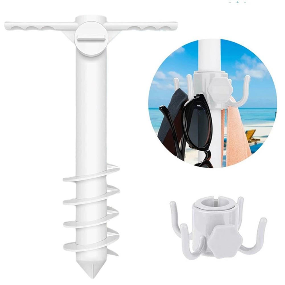 Ancora per Ombrellone da Spiaggia Set Ancora da Sabbia Leggero e Portatile