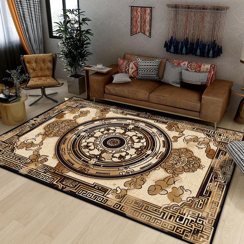 Persian Luxury Carpet for Living Room Boho Decoration Home Sofa Non-slip Large Rugs Bedroom Office Washable Floor Mat Dustproof