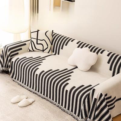 Nordic Style Simple Chenille Sofa Cover Cloth Full Covered Four Seasons Universal Sofa Towel Anti-Scratching Sofa Cover Sofa Cushion