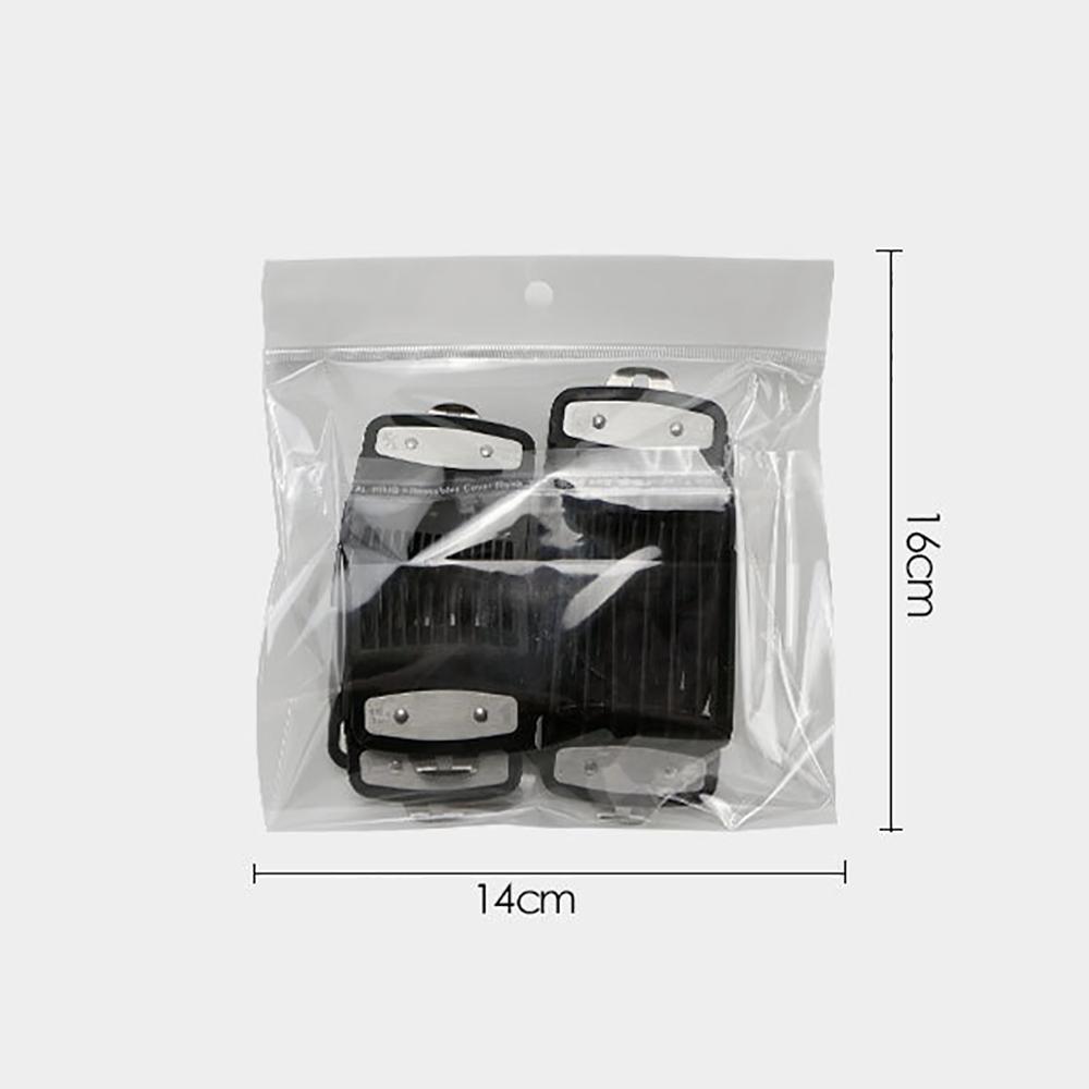 10Pcs Professional Cutting Hair Clipper Guides Combs For Wahl Accessories Black