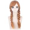 Eileen Frozen Anna Adult Cosplay Wig, Heat-Resistant, Perfect for Halloween, Christmas, Costumes, Cultural Festivals, Festivals, and School Festivals