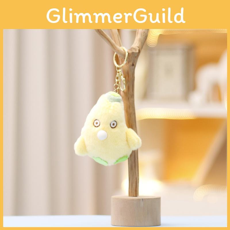 Spit Banana Bubble Keychain Cute Cartoon Girl Backpack Hanging Plush Doll Gift