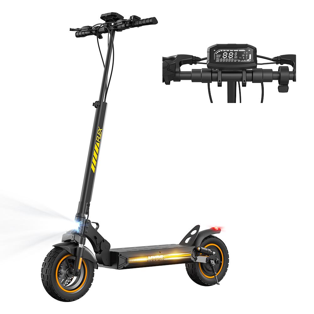 Monopattino Elettrico iScooter W9Air 800W 40KM/H Batteria 48V/10Ah Doppio Freno a Disco Pneumatico da 10" All-Terrain Monopattino Elettrico Fuoristrada