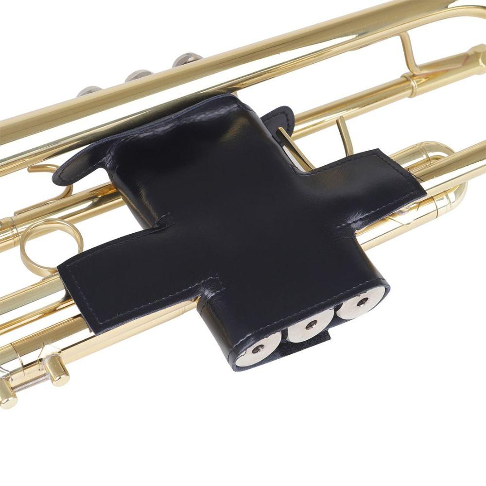 

PU Leather Trumpet Hand Guard Pads Hand Grip Protective Sleeve Extended Service Life чорний