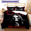 3pcs Custom Name Rock Ozzy Osbourne Bedding Set Duvet Cover Closure Includes 1 Duvet Cover & 2 Pillowcases for All Seasons Bedroom Decor