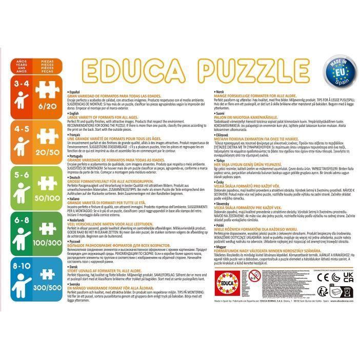 Puzzles progressifs Peppa Pig - EDUCA - MULTI 4 JUNIOR - 50 à 150 pièces - Pour enfants de 3 ans et plus