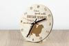 Tibetan Spaniel - Clock with Dog, Wooden Clock with Engraving, Personalised Clock by Art-Dog