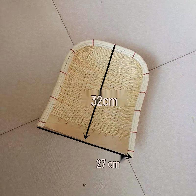 ZX Handmade Willow and Bamboo Winnowing Basket – Available in Large, Medium, or Small Sizes