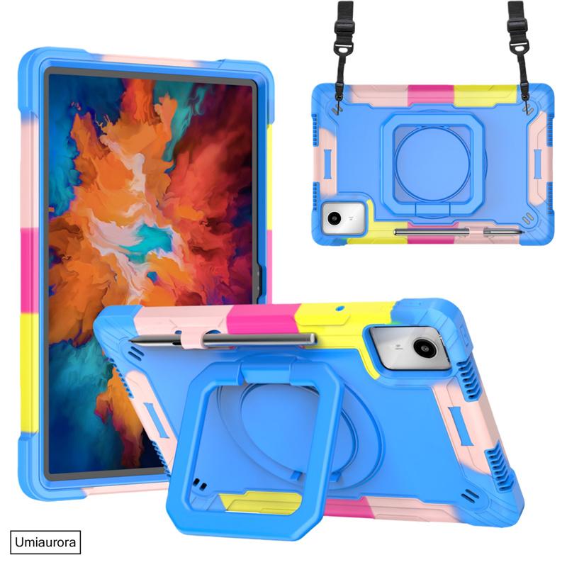Per Lenovo Idea Tab M11 Xiaoxin Pad 11 Pollici 2025 TB336FU/ZU TB335FC TB330FU Supporto con Anello di Tiraggio Custodia per Tablet Antiurto Armatura Funda