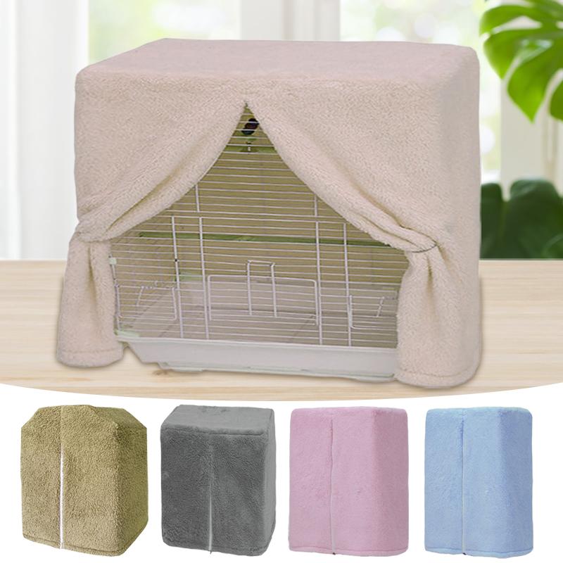 Multi-sizes Large Bird Cage Cover Sunscreen Warm Dust Cover Winter Pet Bird Parrot Cage Shading Pet Products Bird Supplies
