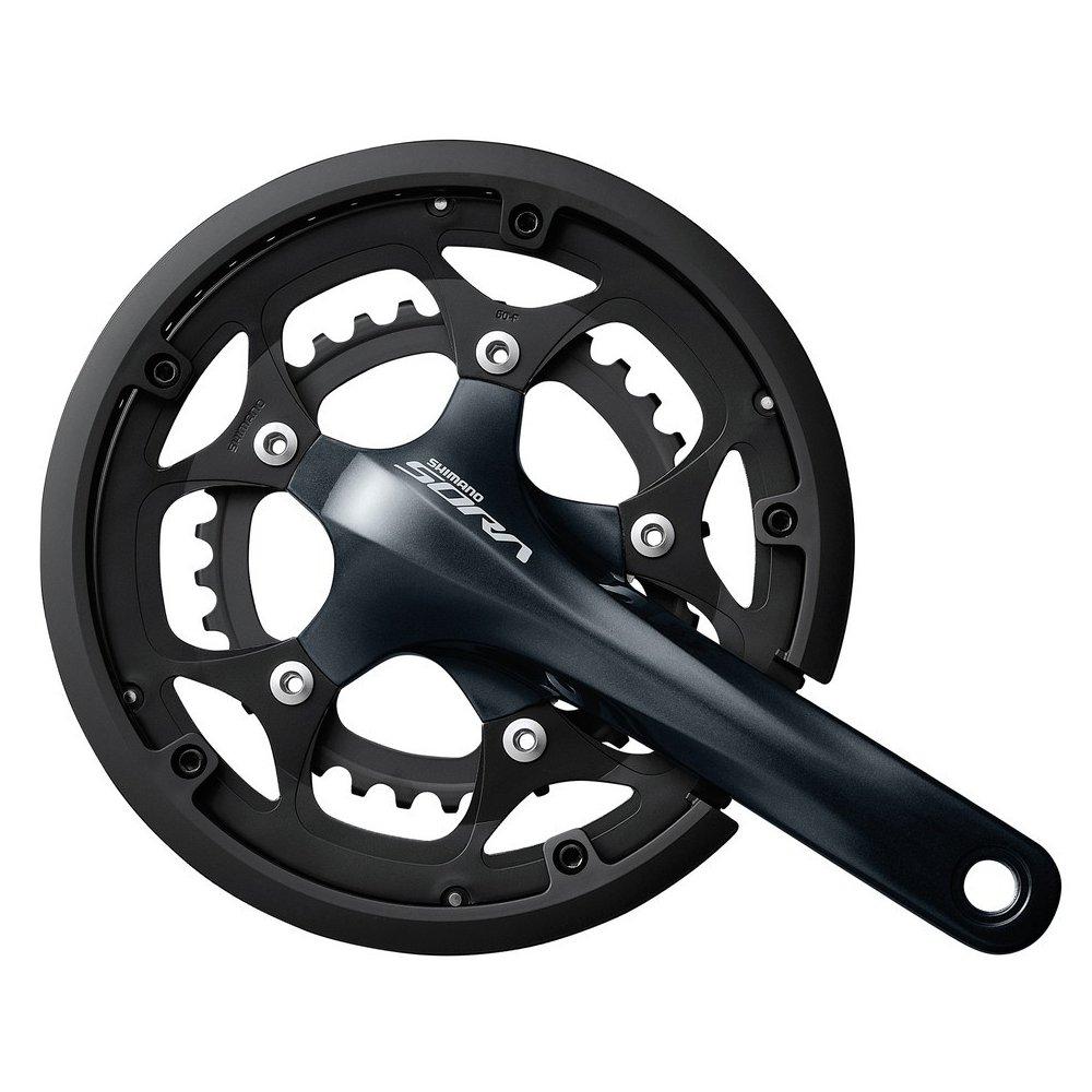 

Shimano SORA EFCR3000EX04C with chain guard bottom bracket sold separately crankset, FC-R3000, 50x34T, 175mm, 9S, included, чорний