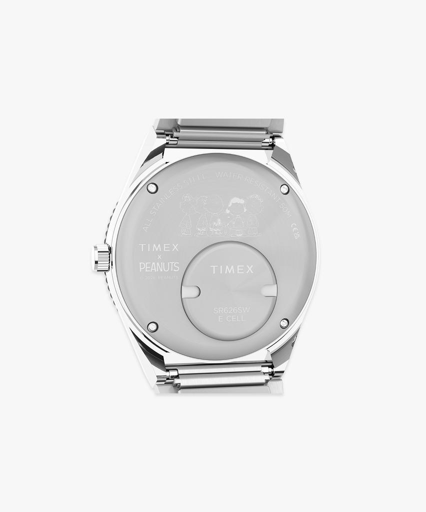 Taimaegseu X Peanuts Q Timex Snoopy Expansion Band Metal Wristwatch 36Mm