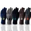 High quality business men's knitted warm gloves Winter weatherproof thickened outdoor touch screen cycling gloves