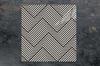 Glass protective plate for the stove 50x52 Pattern