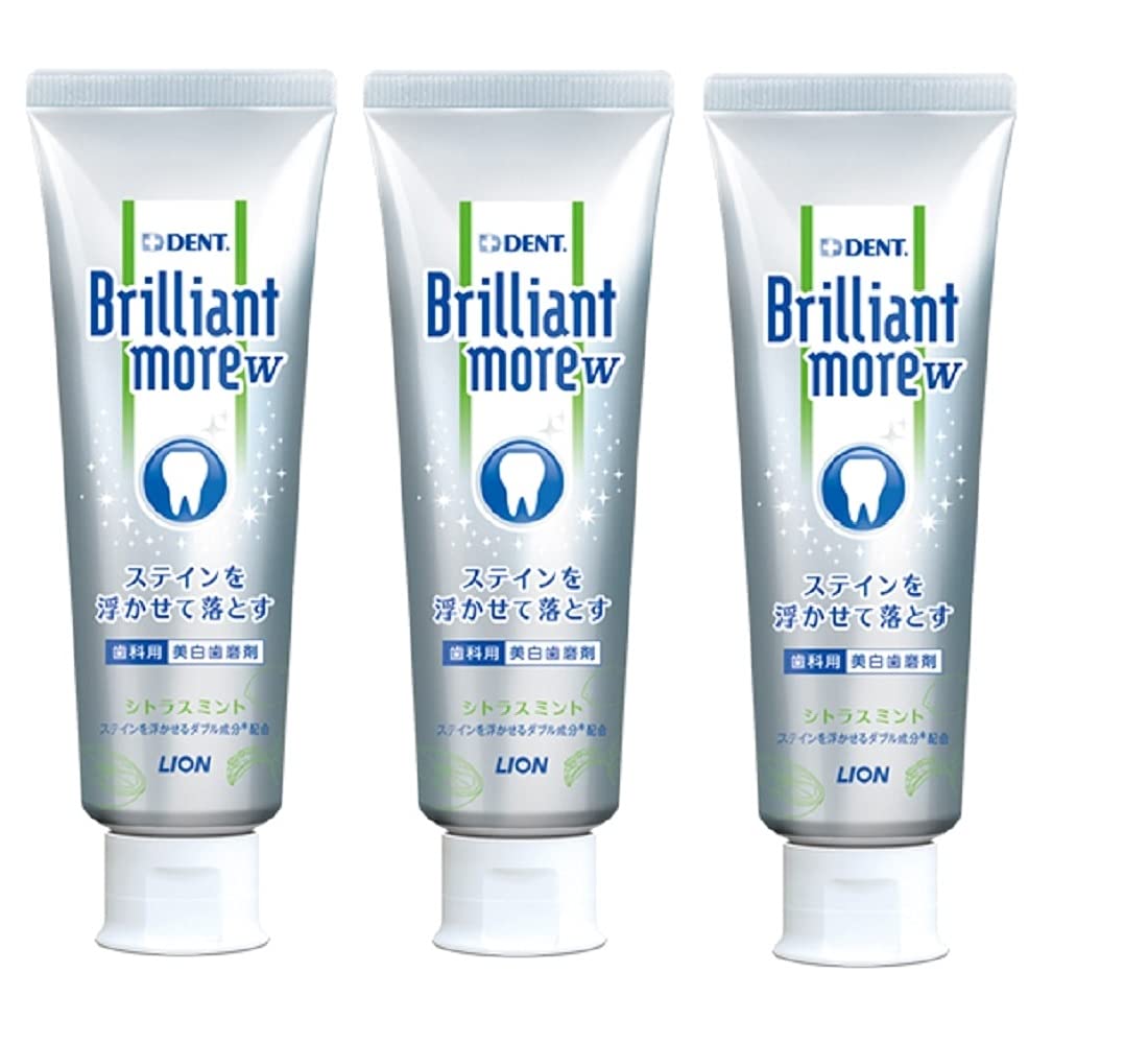 

Brilliant more W Citrus Mint [Brilliant more W] 3 bottles Dental exclusive Whitening