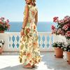 Sleeveless Maxi Dress for Women,Summer Casual Fresh Floral Flowy Tank Dress,Soft Comfortable Fabric,Versatile for Beach Vacation & Daily Wear